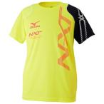 MIZUNO ミズノ 32JA7020 Tシャツ 半袖 N-XT メンズ セーフティーイエロー×D.ネイビー XLサイズ