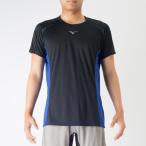 MIZUNO ミズノ 32MA7102 ソーラーカットTシャツ 半袖 メンズ ブラック Lサイズ