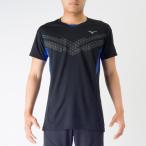 MIZUNO ミズノ 32MA7105 Tシャツ 半袖 アイスタッチ メンズ ブラック 2XLサイズ