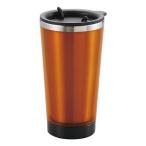 キャプテンスタッグ M1147 リーブルフタ付タンブラー クリアオレンジ 240ml コップ カップ アウトドア キャンプ M-1147