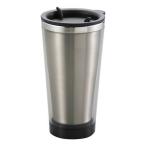 キャプテンスタッグ M1152 リーブルフタ付タンブラー クリアブラック 440ml コップ カップ アウトドア キャンプ M-1152