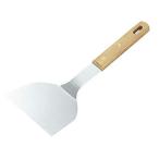 キャプテンスタッグ M9096 クラーク 木柄起し返し 120mm ヘラ コテ 調理器具 バーベキュー アウトドア キャンプ M-9096