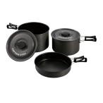 キャプテンスタッグ UH4203 アルミクッカー Lセット 鍋 フライパン クッカー 調理器具 バーベキュー アウトドア キャンプ UH-4203