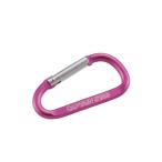 Yahoo! Yahoo!ショッピング(ヤフー ショッピング)キャプテンスタッグ UM1845 アルミアクセサリー Dカラビナ ピンク Lサイズ 連結器具 アウトドア キャンプ UM-1845