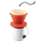 Yahoo! Yahoo!ショッピング(ヤフー ショッピング)キャプテンスタッグ UW3509 コーヒードリッパー オレンジ 折り畳み アウトドア キャンプ UW-3509