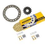 サンスター KS31303 スプロケット&チェーンキット ゴールド 520 フロント15T リア44T 3点セット SR400 88年-21年 SUNSTARチェーン スプロケ チェーン