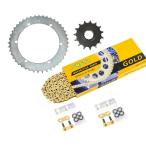 サンスター KS31707 スプロケット&チェーンキット ゴールド 520 フロント15T リア44T 3点セット SR400 88年-21年 SUNSTARチェーン スプロケ チェーン