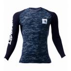 バートル 4055 アイスフィッテッド 長袖Tシャツ デジタルブラック Lサイズ 春夏用 接触冷感 防臭 吸汗速乾 作業服 作業着