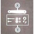 BEET 8309-KE3-10 глушитель крепление, опора установка комплект (ST) Z900RS мотоцикл запасные части 