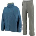 カナディアンイースト RainWearMen’sレインウェアメンズセット上下セットCEW7011S耐水圧20，000mm簡単収納ポケッタブルネイビー/チャコール