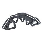 POD K8 3.0 ストラップクリップ＆ループセット S/M/L 左右共通 片足分 バイク 膝 ひざ ニーブレース 補修 パーツ KX32-BLK-BL-SM/MD/LG