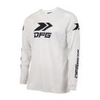 ダートフリーク DG0703-002-013 ソリッド ジャージ ホワイト/ブラック 3XL バイク メッシュ生地 ドロップテールデザイン G5708