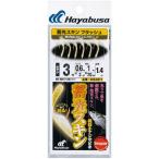 ハヤブサ HS401-5-2 蓄光スキン 堤防小アジサビキ フラッシュ 鈎5号/ハリス2号 6本鈎1セット サビキ 仕掛け 海釣り 釣具 つり Hayabusa