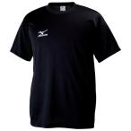 MIZUNO ミズノ 32JA6150 Tシャツ 半袖 ナビドライ メンズ ブラック×ホワイト Sサイズ