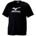 MIZUNO ミズノ 32JA6155 Tシャツ 半袖 ユニセックス メンズ/レディース ブラック×ホワイト 2XLサイズ