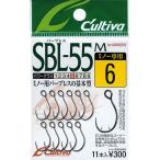 オーナー針 11611 SBL-55Mシングル55バーブレス(ミノー用) 6号 釣り フィッシング 魚 釣具 フック