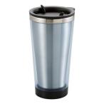 キャプテンスタッグ M1149 リーブルフタ付タンブラー クリアブルー 440ml コップ カップ アウトドア キャンプ M-1149