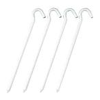 Yahoo! Yahoo!ショッピング(ヤフー ショッピング)キャプテンスタッグ M8737 アルミ丸棒ペグ 18cm 4本入 杭 テント/タープ用 設営器具 アウトドア キャンプ M-8737