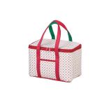 キャプテンスタッグ UE0520 ソフトランチバック ドット ホワイト 8L 弁当箱入れ バック 鞄 かばん アウトドア キャンプ UE-0520