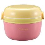 キャプテンスタッグ UE3361 CSランチどんぶりジャー ピンク 420ml 保温 弁当箱 丼 アウトドア キャンプ UE-3361
