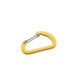 Yahoo! Yahoo!ショッピング(ヤフー ショッピング)キャプテンスタッグ UM1859 アルミアクセサリー フラットDカラビナ イエロー Sサイズ 連結器具 アウトドア キャンプ UM-1859