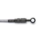 VTR1000F メッシュ クラッチホース ステンレスブラック/クリアホース スウェッジライン BTC083 クラッチホースキット VTR1000F 97-05年