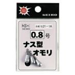 清光商店 ナス型オモリ(パック入) 0.5号 3個入 おもり 重り 錘 釣具 つり SEIKO