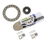 サンスター KS31302 スプロケット&チェーンキット シルバー 520 フロント15T リア44T 3点セット SR400 88年-21年 SUNSTARチェーン スプロケ チェーン