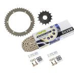 サンスター KS32402 スプロケット&チェーンキット シルバー 520 フロント15T リア41T 3点セット SR400 88年-21年 SUNSTARチェーン スプロケ チェーン