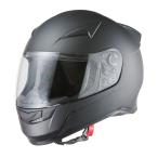 バイクヘルメット フルフェイス  マットブラック XLサイズ エアロ かっこいい
