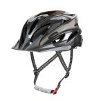 自転車 ヘルメット 大人 軽量 通気性 57-62cm ダイヤルアジャスター ユニセックス CE認証 EN1078 ブラック