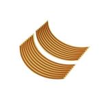  универсальный 17 -дюймовые колесные диски для наклейка на обод orange обод линия новый товар мотоцикл детали центральный 