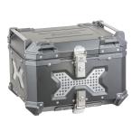 バイク用リアボックス 55L ブラック 黒 大容量 DU-BP04 DUHAN トップケース 汎用 ツーリング キャンプ 取り付けベース付き キーロック