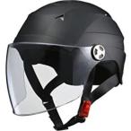 リード工業　LEAD　RE41　シールド付き ハーフヘルメット　マッドブラック LL
