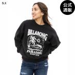 【7日＆9日はボーナスストア+10％】OUTLET 送料無料 【公式】2024 ビラボン レディース FRESH TAKE KENDAL SW トレーナー BLK 2024年秋冬モデル