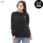 【20日はボーナスストア+10%】OUTLET 直営店限定 2024 ビラボン レディース PATTERN LOGO LS TEE ロンT BLK 2024年秋冬モデル 全1色 M/L BILLABONG