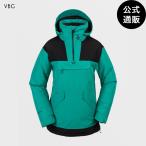 [27 день -5 день. бонус магазин +10%][ официальный ] OUTLET Volcom Womens Fern Insulated Gore Pullover - Vibrant Green все 1 цвет S/L VOLCOM