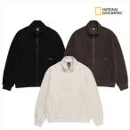 [NATIONAL GEOGRAPHIC] 大きいサイズ もこもこ フリース ジャケット ★[ナショナルジオグラフィック] FLEECE HIGH NECK JIP UP JACKET「海外取寄せ」