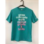 ショッピングナイキ tシャツ メンズ ナイキ　メンズ、青緑にロゴ スポーツ用Tシャツ メンズ DRI-FIT