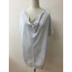  Tsumori Chisato белый . серебряный ламе сеть вязаный 