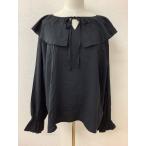 HONEYSUCKLEROSE HONEYSUCKLE ROSE с биркой не использовался оборка воротник блуза чёрный размер M