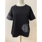 LA DUREE LA DUREElate.-re чёрный cut and sewn часть белый точка рисунок прекрасный товар размер 9 номер 