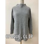 OPAQUE.CLIPope-k точка зажим с биркой не использовался серый вязаный рука .. мягкость размер 38/M