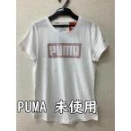  Puma (PUMA) с биркой не использовался белый футболка розовый. Logo постоянный Fit размер L