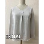  Indivi (INDIVI) незначительный серый ju тянуть over блуза размер 38