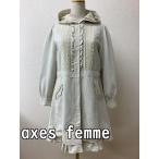  axes femme (axes femme) гонки . оборка. пальто слоновая кость размер M