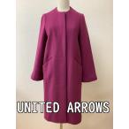  United Arrows (UNITED ARROWS) Италия производства ткань кашемир . пальто laz Berry цвет размер 36