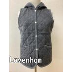 ラベンハム (Lavenham)　グレーキルティングベスト サイズ36
