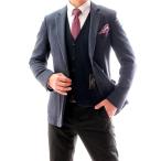 テーラード ジャケット ブレザー ストレッチ メンズ 千鳥柄 紺/ネイビー ジャケパン 秋/冬 大きいサイズも入荷 ビジネスジャケット