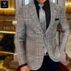 テーラードジャケットグレンチェック...